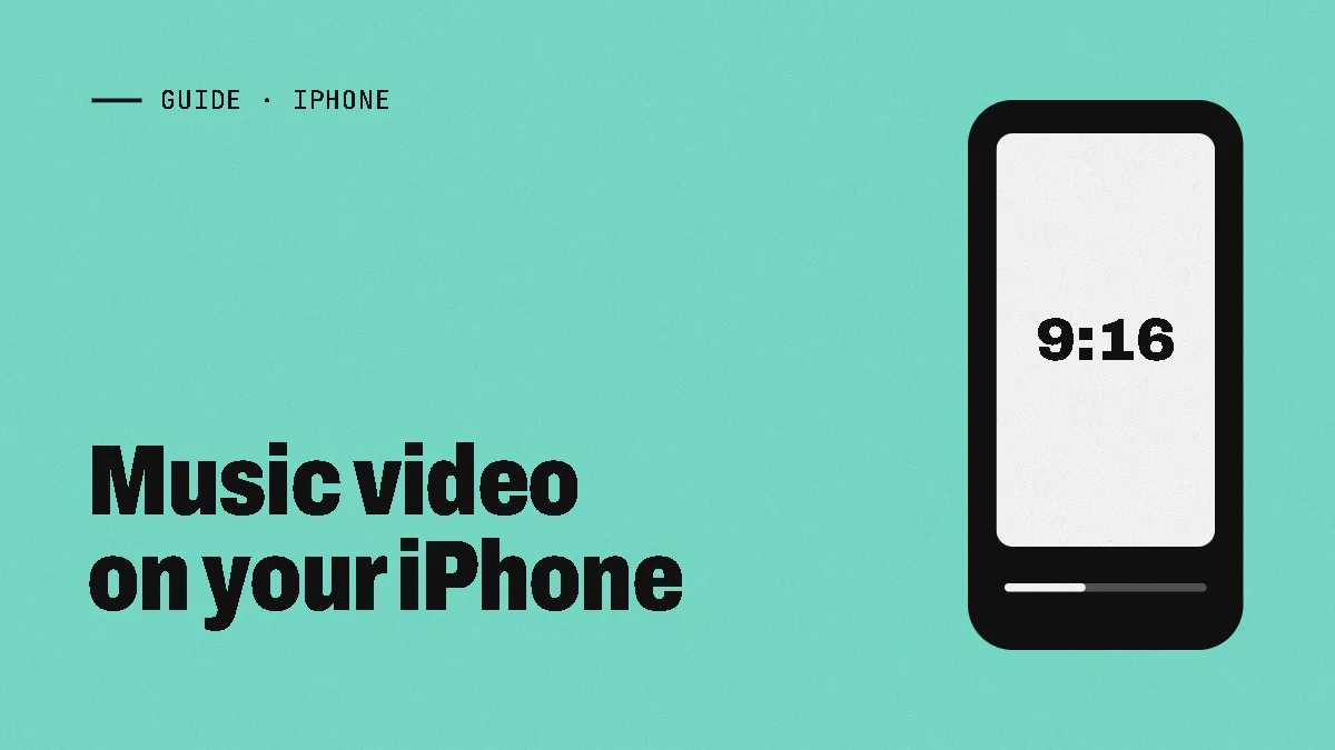 How to Make a Music Video on iPhone (3 Easy Ways)