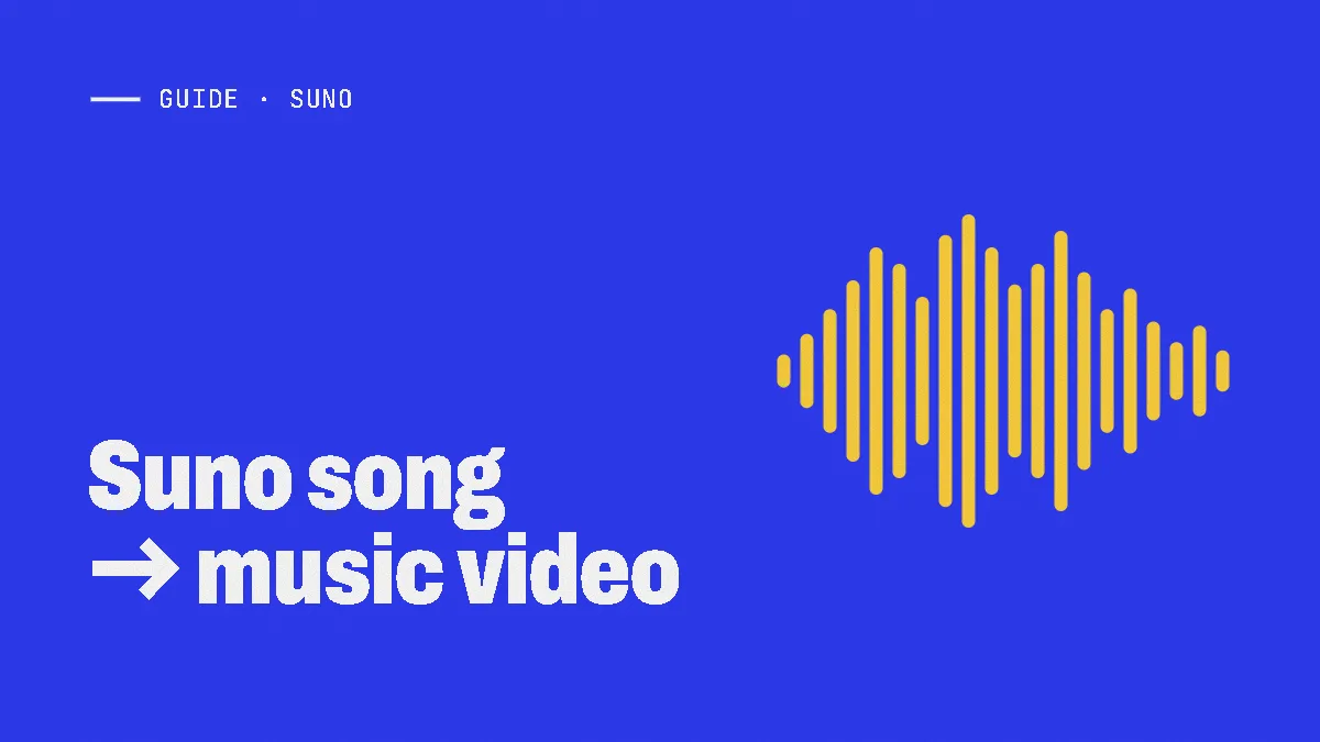 How to Make a Music Video for Your Suno Song (2026 Guide)